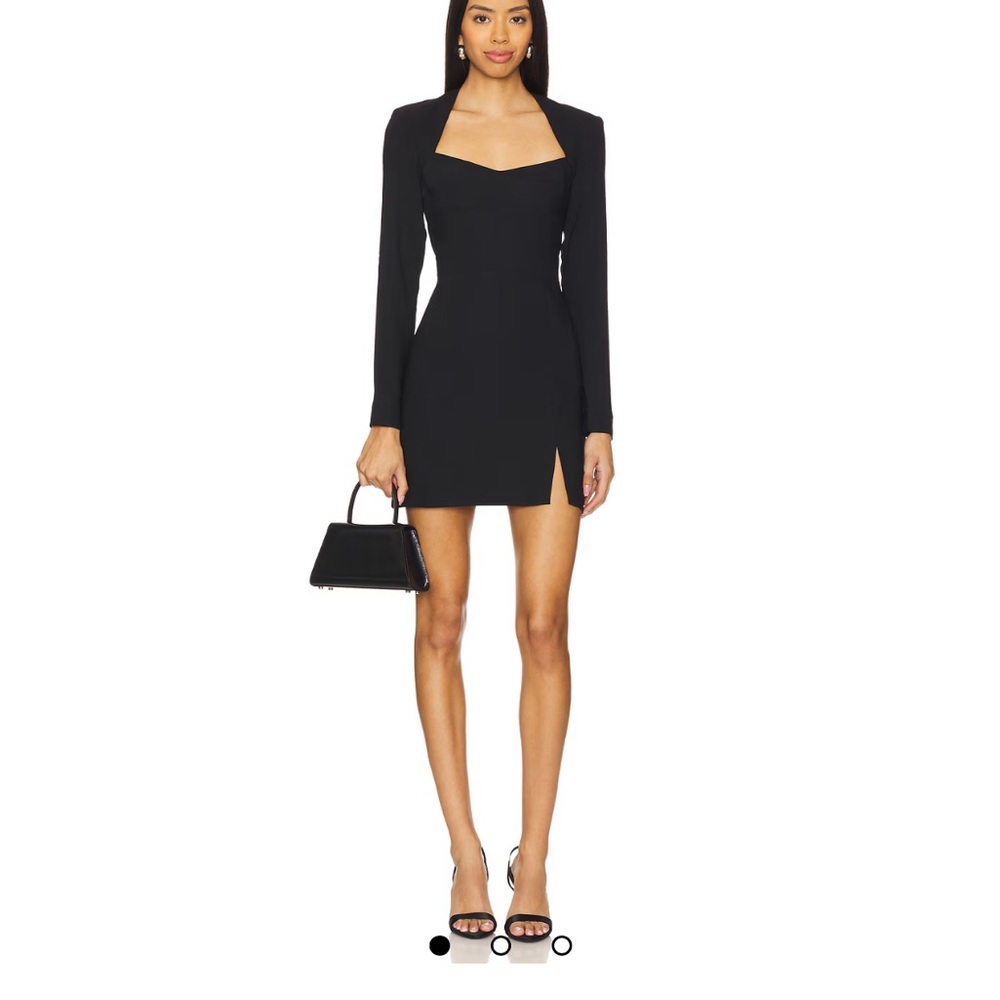 Amanda Uprichard Black Katana Dress